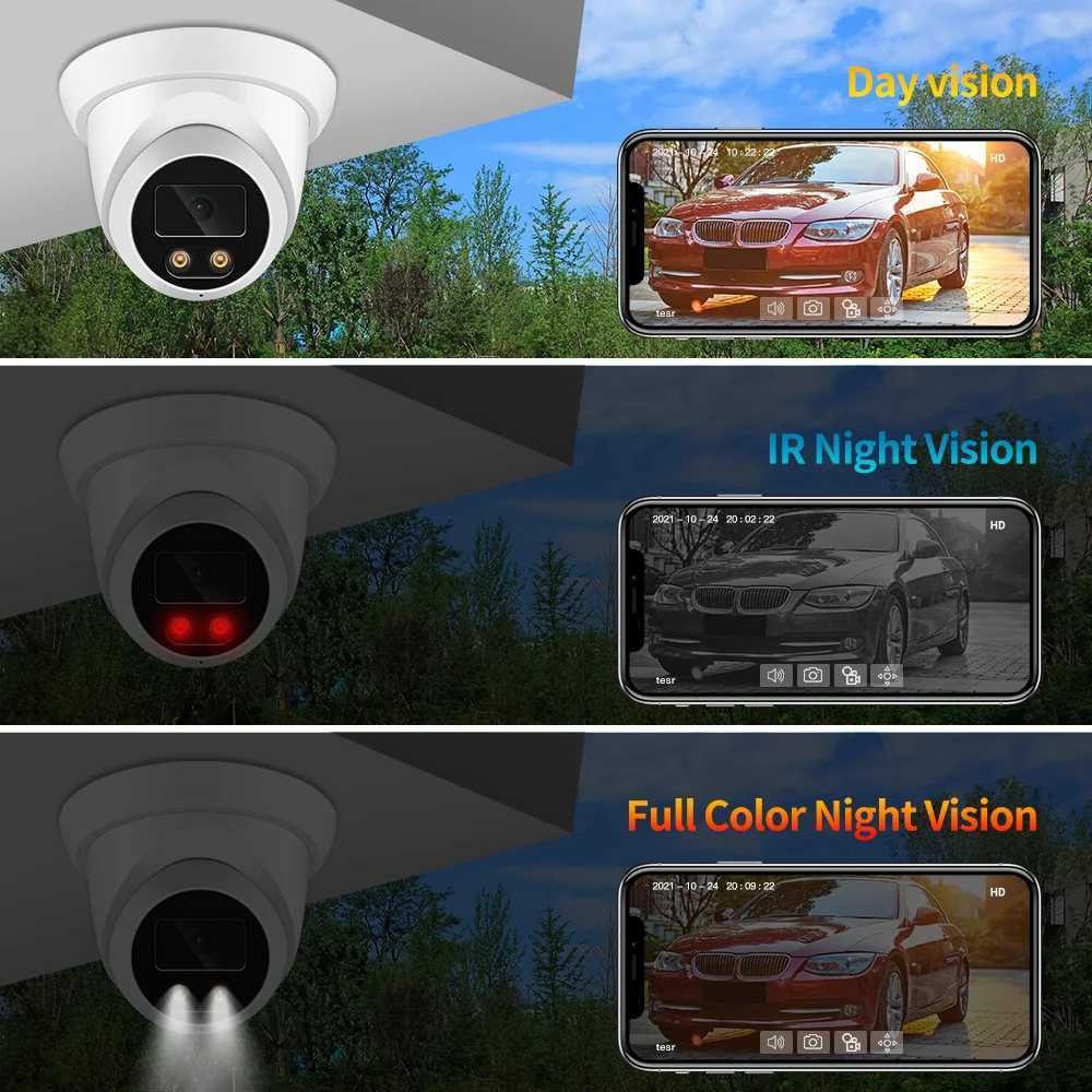IP -kameror ASECAM 4K 8MP IP -kamera utomhus Audio Poe H.265 vid vinkel 2,8mm AI Humanoid Detection Home CCTV Surveillance Camera 240413