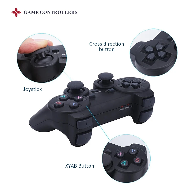 Gamepads 2.4G Wireless Gamepad for PC/TV Box/Android Mobile Game Controller Joystick Free OTG Converter