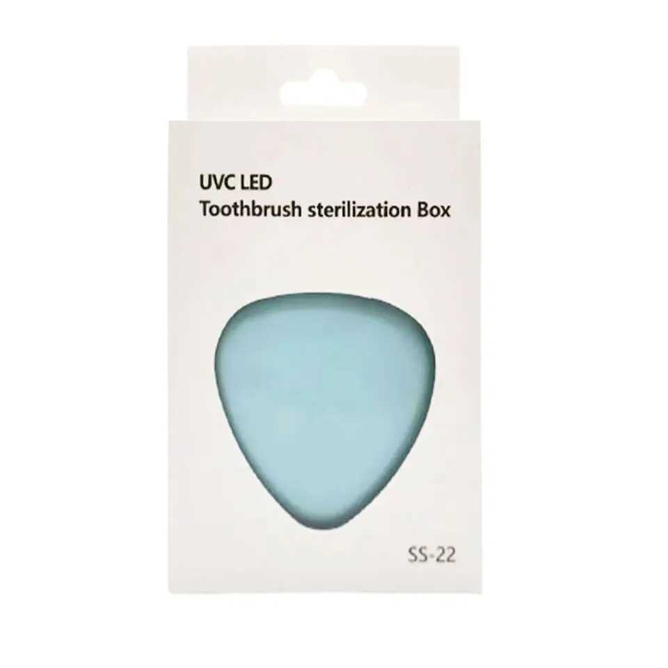 Sinalizador de dentes Mini -dentes de dentes UVC Ultravioleta Sinitizador de desinfetante portátil Travel portátil UV Antibacteriana escova de dentes esterilizador Ferramenta Container 240413