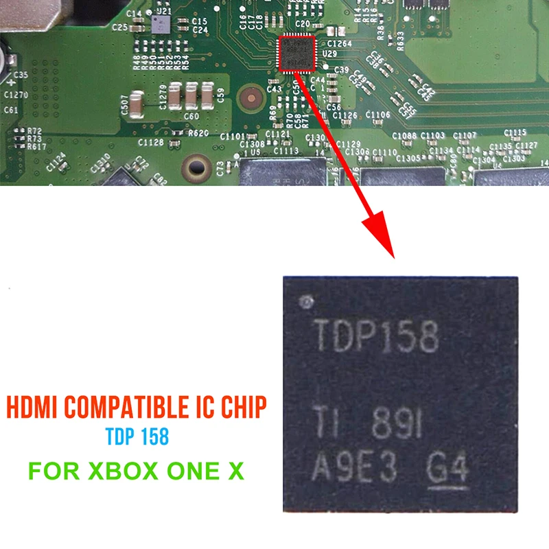 Akcesoria TDP158 HDMI Retimer IC Chip Display Wymiana dla Microsoft Xbox One S i X IC Chip TDP158 WQFN40 TDP158RSBR