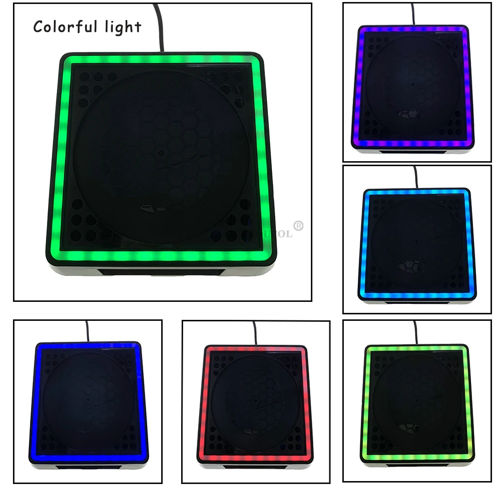 Akcesoria Nowe 3 prędkość regulowanej konsoli gier stojak na wentylator mocowanie wspornika Uchwyt Kołyska bazowa dla Xbox Series X ze światłem LED