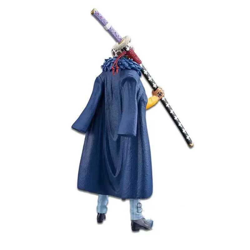 Comics Heroes Japanese Anime Figur One Piece DXF Wano Country Trafalgar Law PVC Collection Model Dolls Toy for Kids Gift 18cm 240413