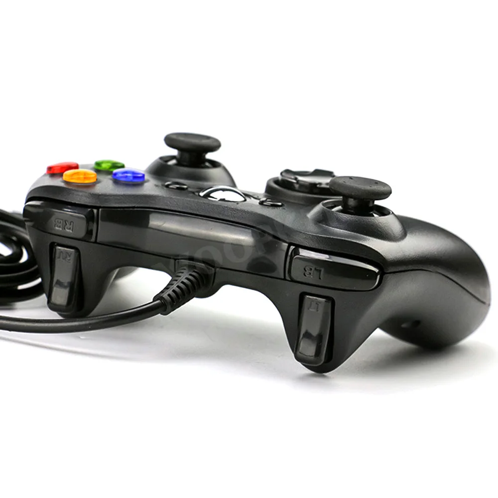 GamePads USB przewodowy kontroler na Xbox 360/PC Windows 7/8/10 Akcesoria gier joystick dla Xbox360