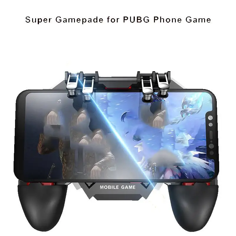 GamePads compatible pour le contrôleur de jeux mobiles AK77 déclencheur joystick téléphones mobiles Gamepad émetteur Gamepad émetteur pour le contrôle PUBG