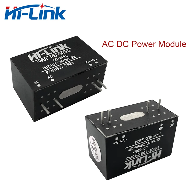 Fornecimento de frete grátis hlk2m24 220V a 24V 2W Ultra Small Series Smart Switch Switch ACDC Module Converter