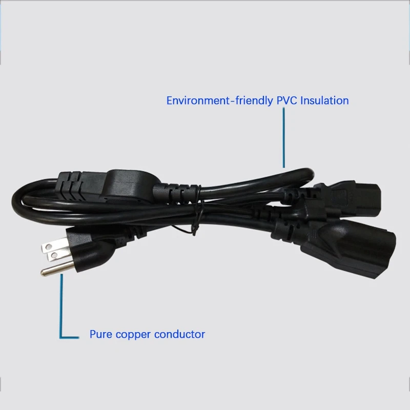 Supplys 16AWG US 515P TO C13+C5+515R Japan Nema Plug 515P 3 Pin to US 515R+IEC320 C5+C13 Wire Power Extension CableUS Plug