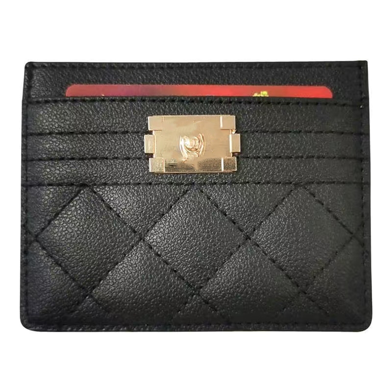 Luxury Card Holders Top Leather Multi Layer Card Påsar för unisex Multifunction Coin Purse Wallet 15 Style Leather Quality Y C Märke utan låda Fast frakt