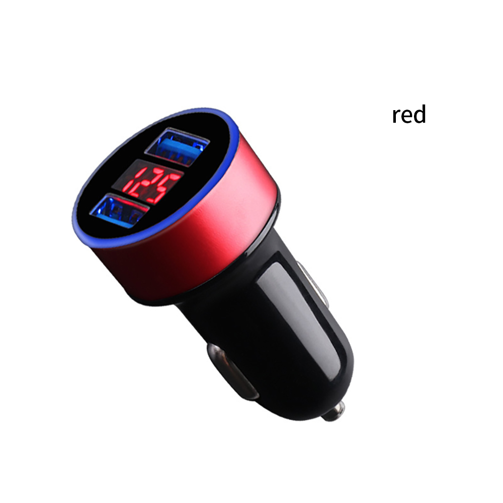 Оригинальный 2IN1 Двойной порт 3.1A 12 В/24 В 24 В двойной USB Universal Car Charger светодиодный цифровой дисплей быстрого отображения