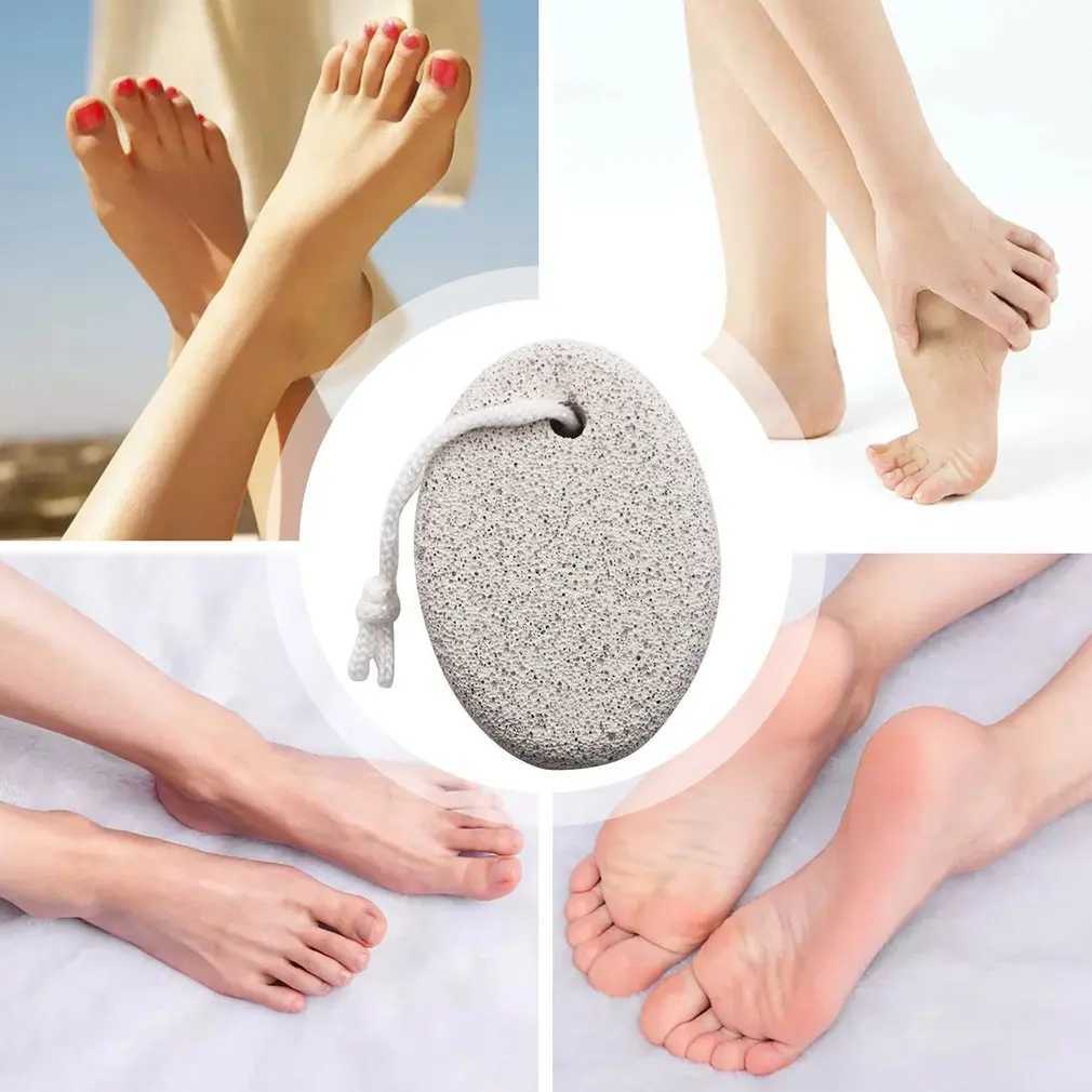 Badverktyg tillbehör whetstone ellipse fötter ren hård hud callus remover fotfil pedicure skrubba bad pimma sten bekväma fotvårdsverktyg 240413