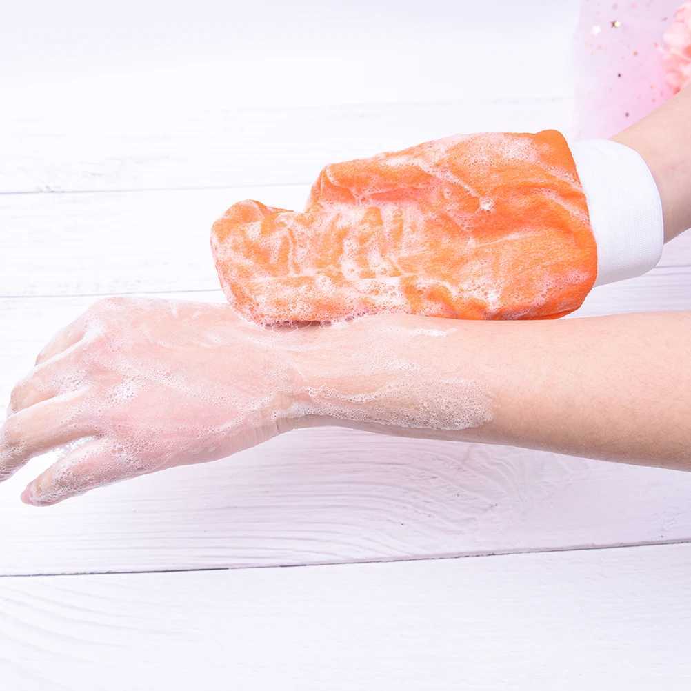 Bath Tools Accessories Hammam Shower Thicken Bath Magic Peeling Glove Exfoliating Tan Removal Kessa Bathing Cleaning Products Random 240413