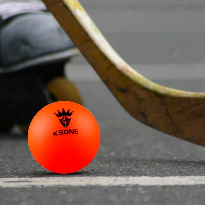 Hockey Roller Road Hockey Round Norebound Ball Street Ice Hockey Training Practice Orange Color Hockey Puck