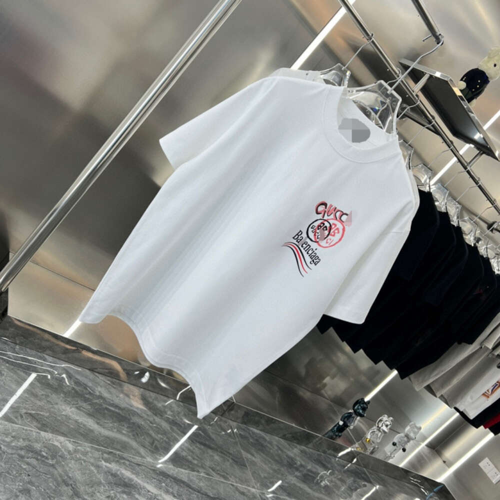 Paris Home International American Fashion Brand Loose Men S And Women Spring Summer Pure Cotton Short Sleeved Couple T Shirt