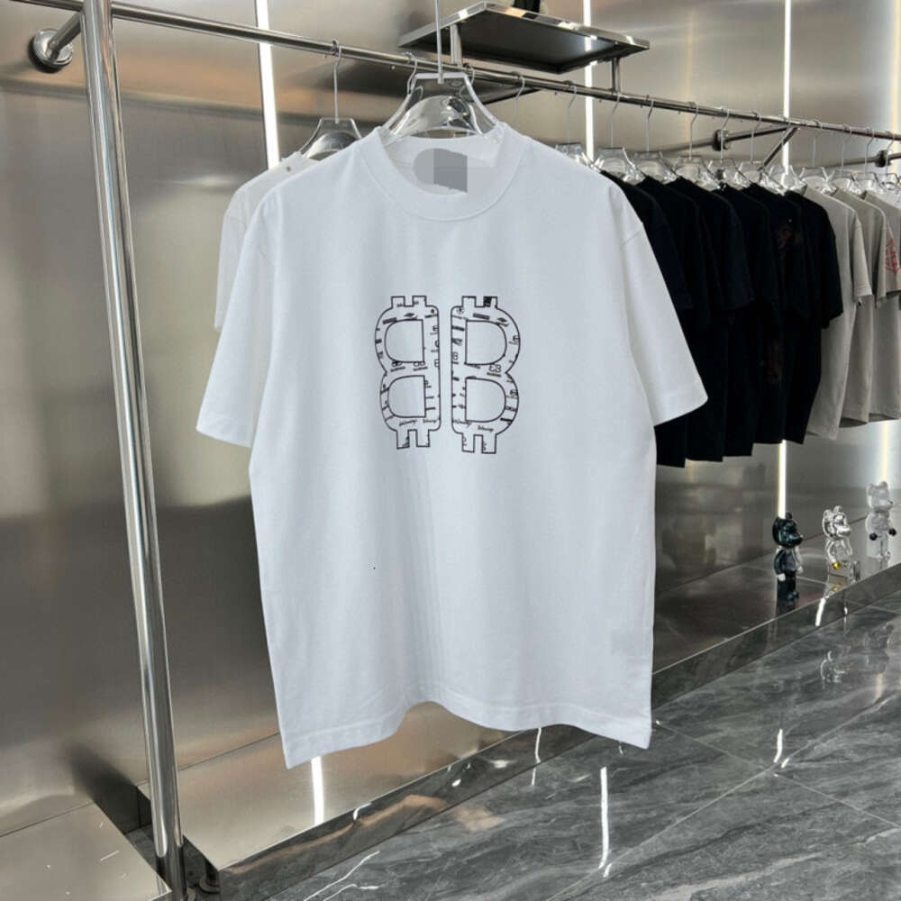 Paris Zuhause neue T -Shirt -Männer Summer Kleidung Amerikaner reines Baumwoll halb Ärmeln Top Instagram Marke Kurzarm Körper