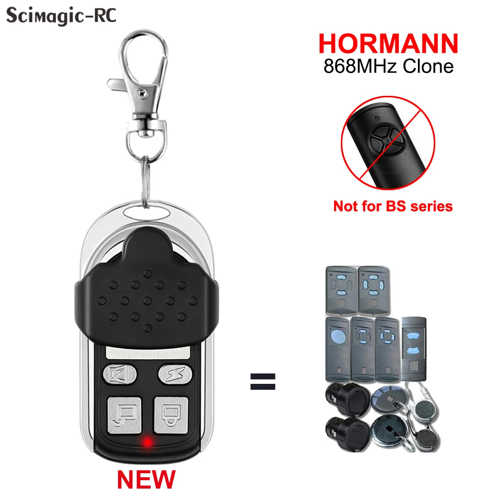 Anillos Hormann HSM2 / HSM4 / HSE2 / HSE4 / HSP2 / HSD2 / HS1 868 MHz Control remoto de garaje 868.35MHz Keychain