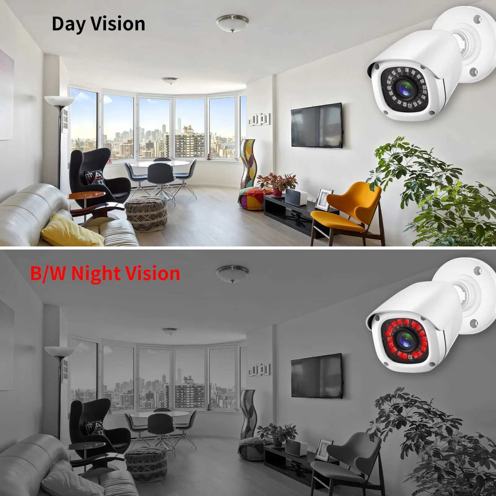 IP -camera's Gadinan HD 720P 1080P 5MP AHD Camera Home Wired Surveillance Infrarood Night Vision Bullet Outdoor BNC CCTV Security Camera 240413