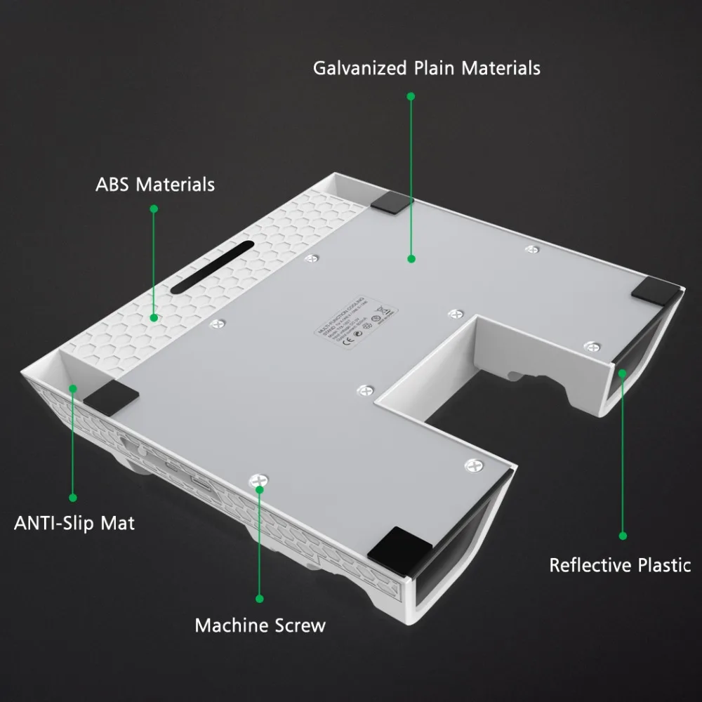 Stands Oivo Carregador de controlador duplo para o Xbox One Console Refrigere o suporte vertical Carregamento da estação de acoplamento para o Xbox One/S/X 2 baterias