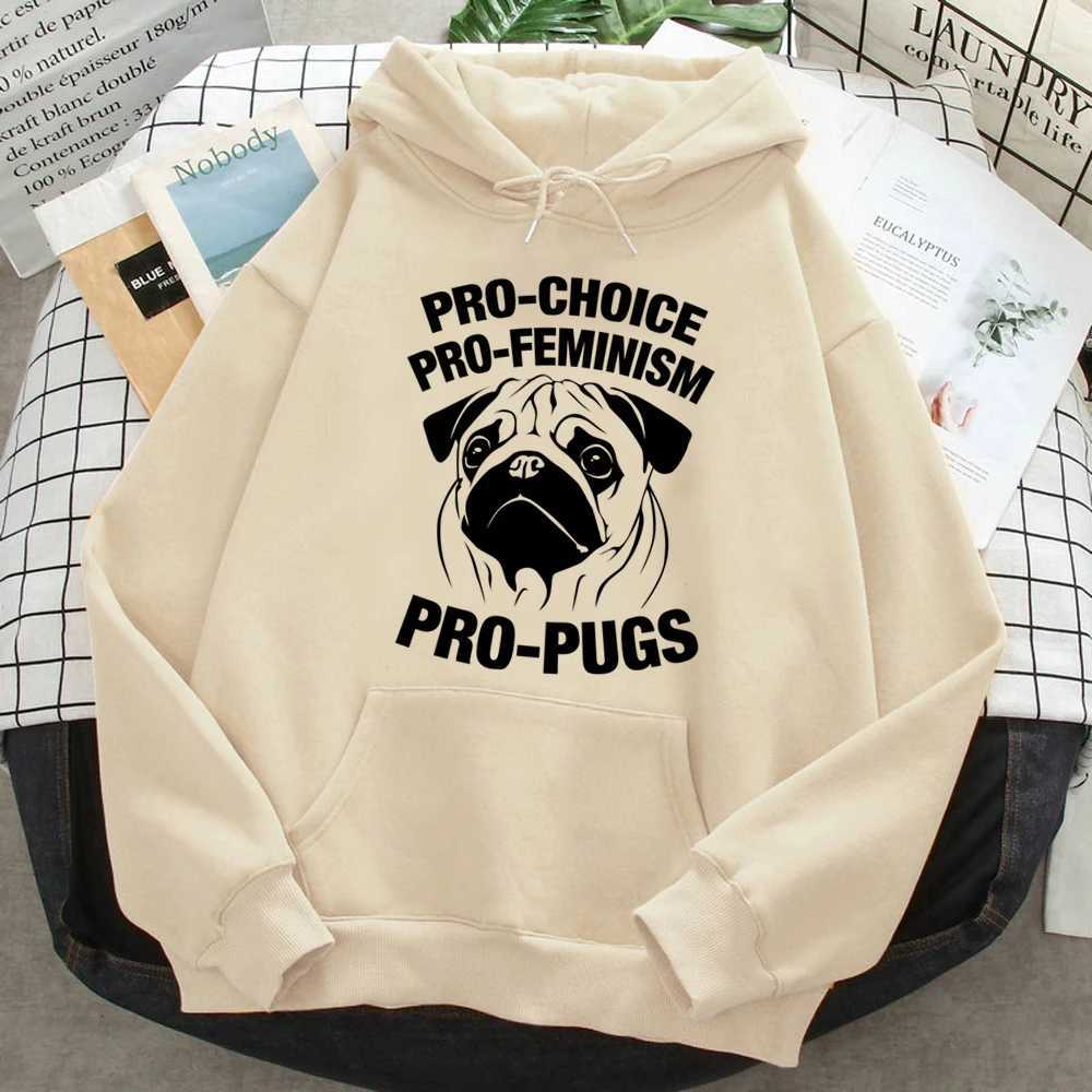 Women's Hoodies sweatshirts pug hoodies vrouwen zweten y2k harajuku hoddies vrouwelijk streetwear capuchon shirt 240413