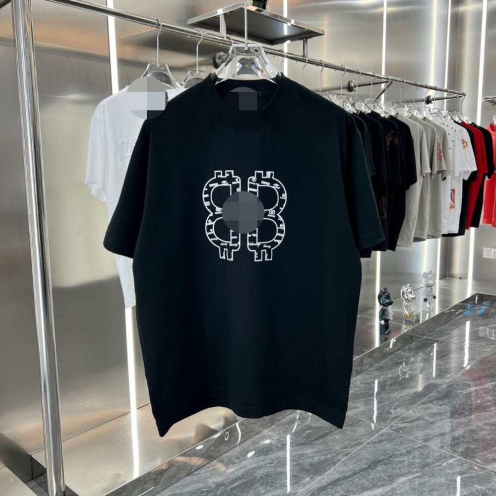 Paris Zuhause neue T -Shirt -Männer Summer Kleidung Amerikaner reines Baumwoll halb Ärmeln Top Instagram Marke Kurzarm Körper