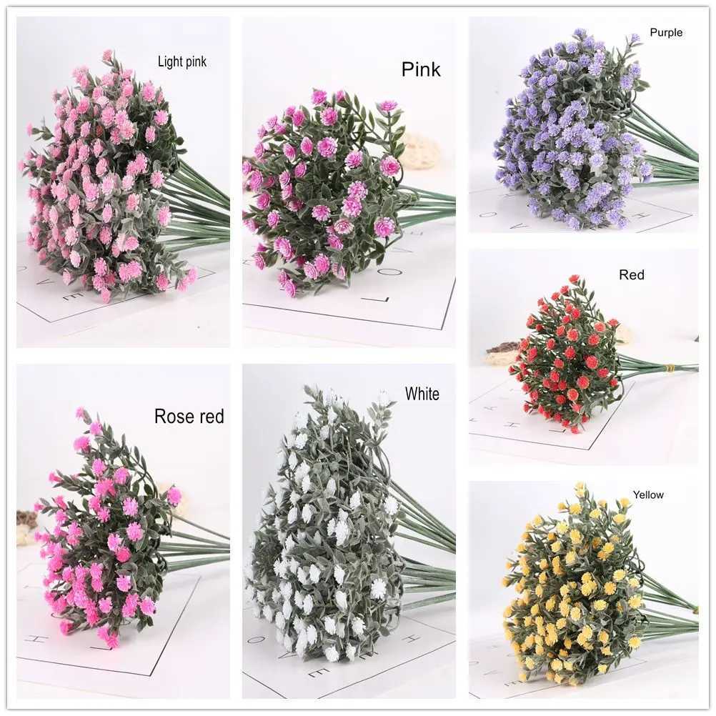 Gedroogde bloemen 1 stks Kunstbloemen Babysbreath Bruidsboeket Bloemen Plastic Fake Flowers Gypsophila Kleine Babys Breath Decoration Flowers