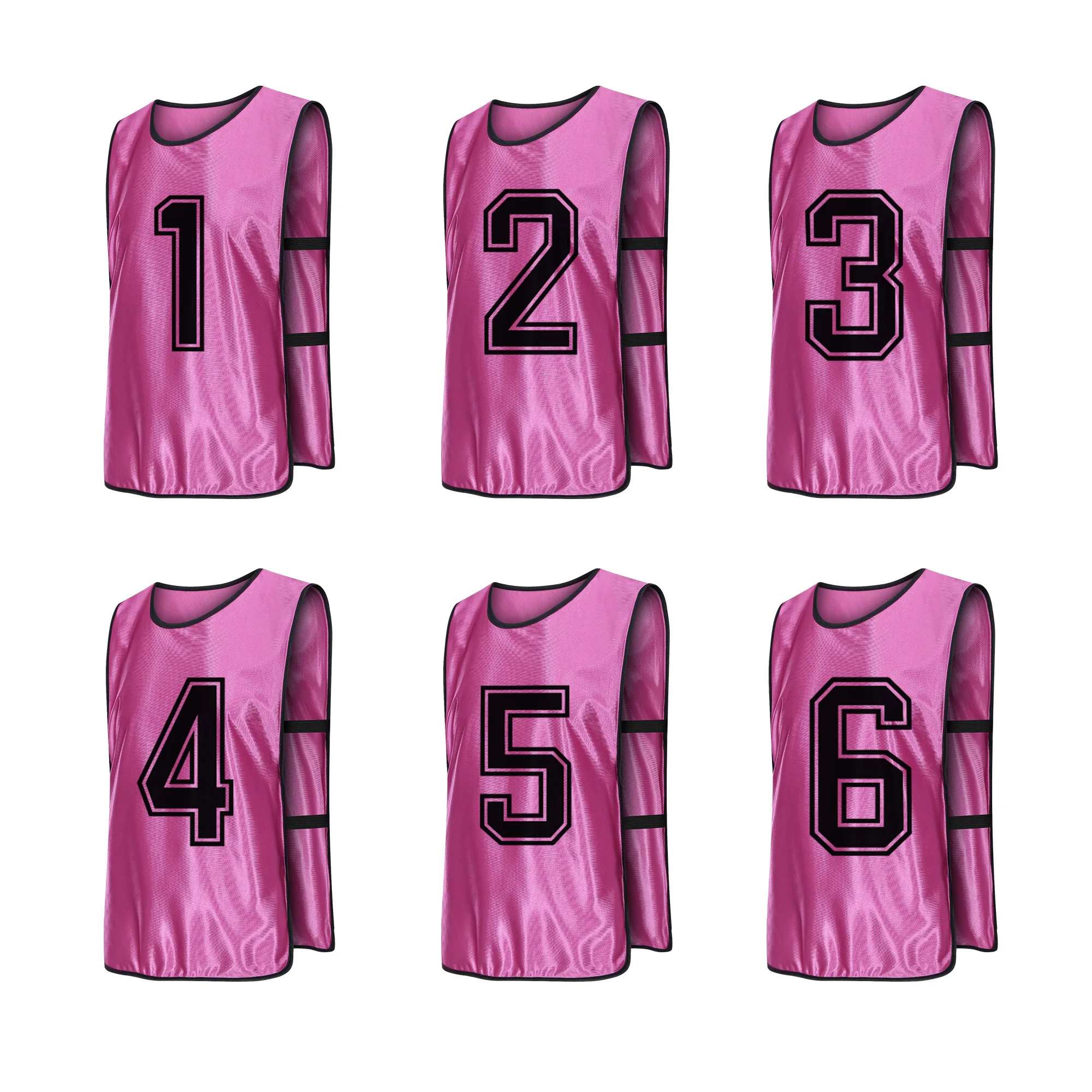 Soccer Soccer Pinnies Quick Drying Football Team Jerseys Training Numbered Bibs Practice Sport Vest