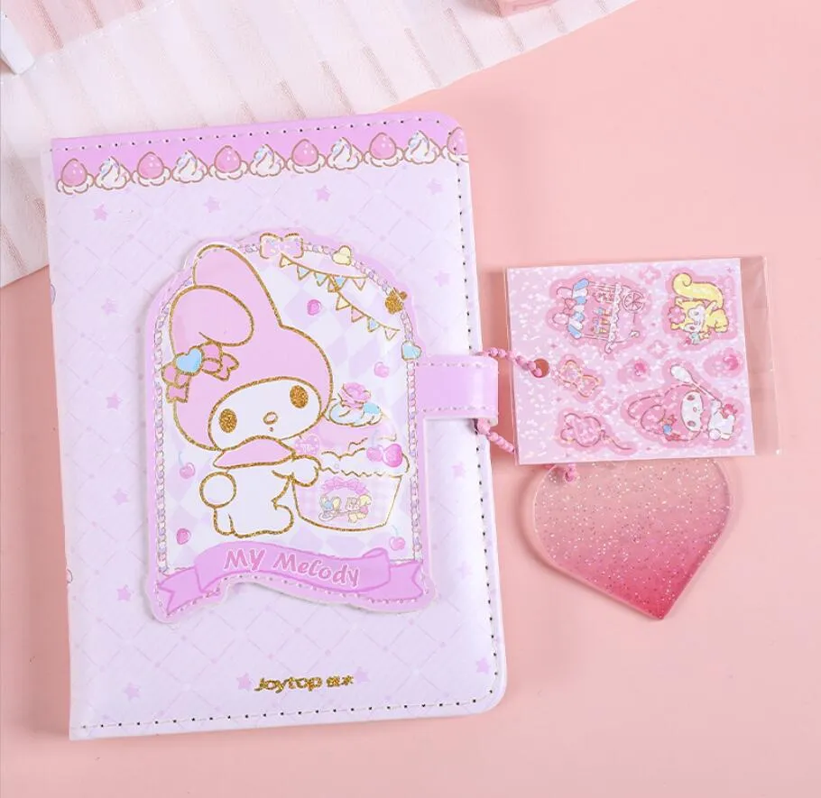 Cute Lovely A6 Purple Kuromi Style notepad Student Daily Memos Learning Notepads For kids Festival Gift School Supplies