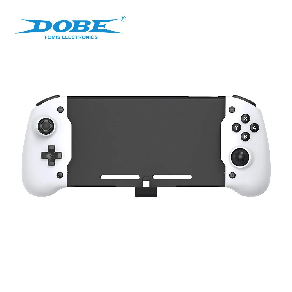 Tillbehörsuppgradering för Nintendo Switch Gamepad Controller Handhållen GRIP dubbel motorvibration Byggt 6Axis Gyro JoyPad för Switch OLED