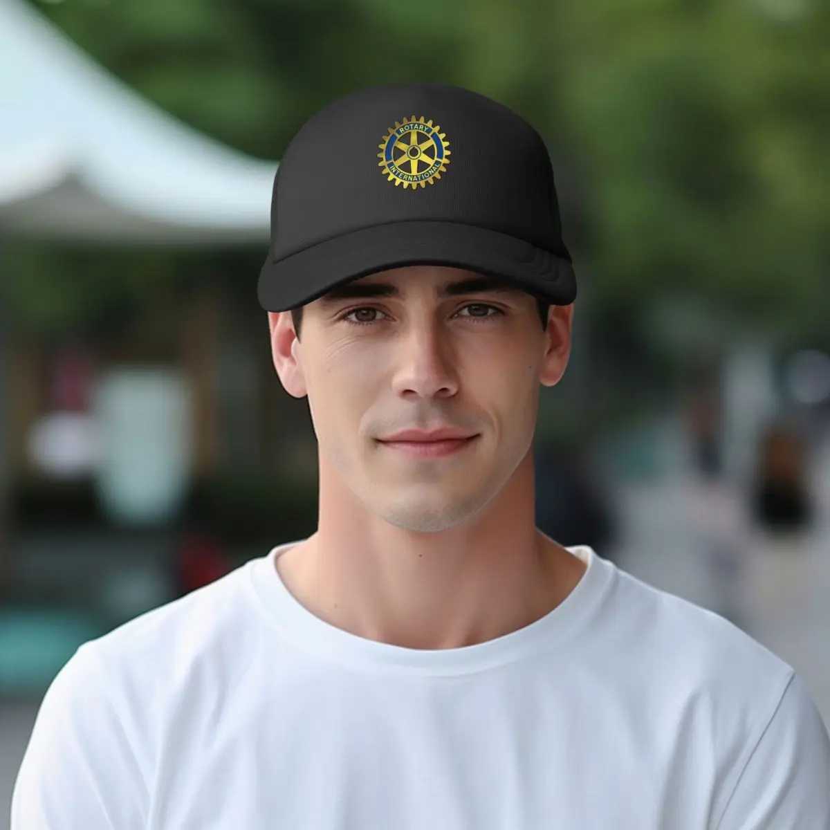 Ball Caps Rotary Club - We are People of Action Baseball Cap Luxury Brand Fishing cap New Hat Womens Beach Outlet MensL240413