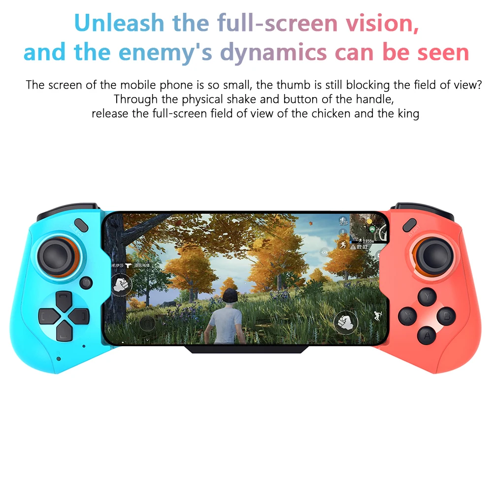 GamePads Mocute060 Telescopic Bluetooth Compatyble Gamepad Dual Tryb bezprzewodowy kontroler gier kompatybilny 2.05.2 dla iOS Android Windows