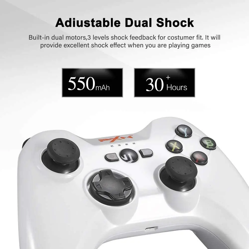 iPhoneのゲームパッドゲームコントローラーMFIモバイルゲームJoystick GamePad PXN 6603 BluetoothCompatible Wireless for iOS/Apple TV/iPod/iPad