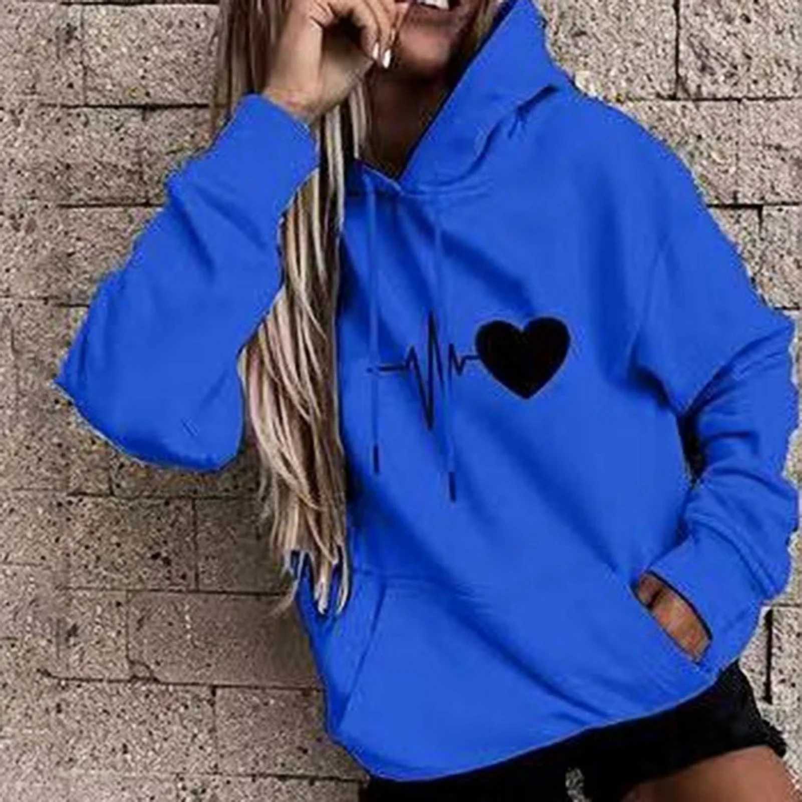 Sweats à capuche pour femmes Sweats Sweats Cœur Amour Doyies Men de la mode Femmes Fashion Hoodie Amateurs Sweatshirts pour hommes Pilluchers Femmes Swens Sweins Hooded 240413