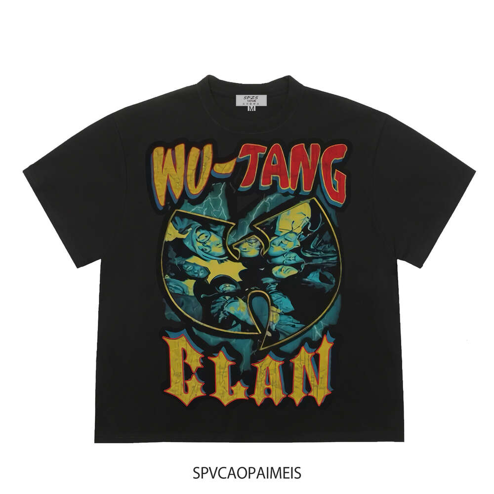 Sect wu tang américain hiphop rap bboy street danse hip hop t-shirt à manches courtes lâches