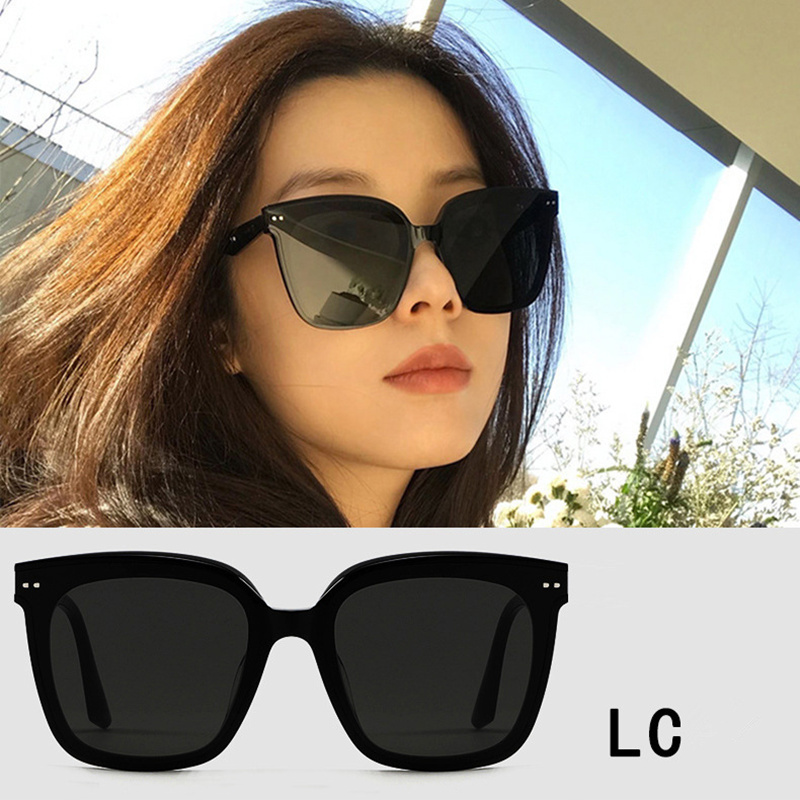 Fashion Hot Corée hommes Femmes Lunettes de soleil UV400 Lunes polarisées carrées Concise Square Multi-styles Femmes de conception de lunettes FOLLSE