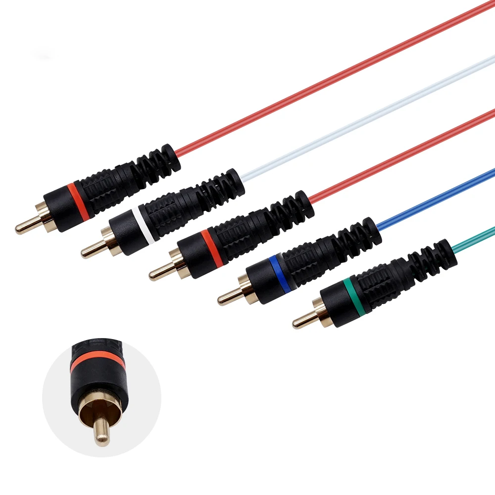 Аксессуары 1,8M NGC Компонент видео 5RCA YPBPR CABLE CABLEAIT