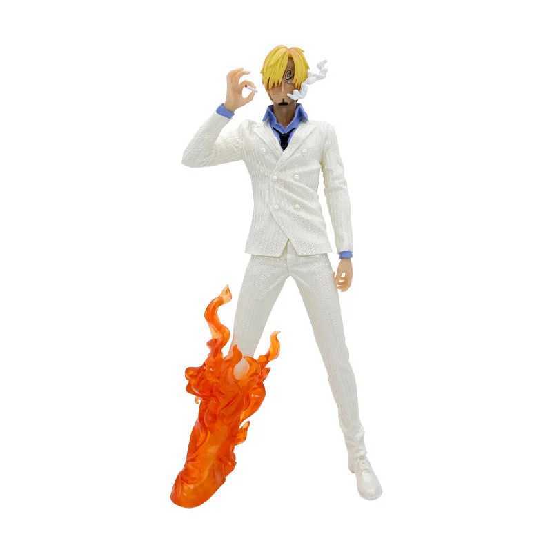 Comics Heroes One Piece Anime Vinsmoke Sanji Actiefiguur PVC Smoking Insert 32cm Cosplay Model Figuurcollectie Toys Kerstcadeau 240413