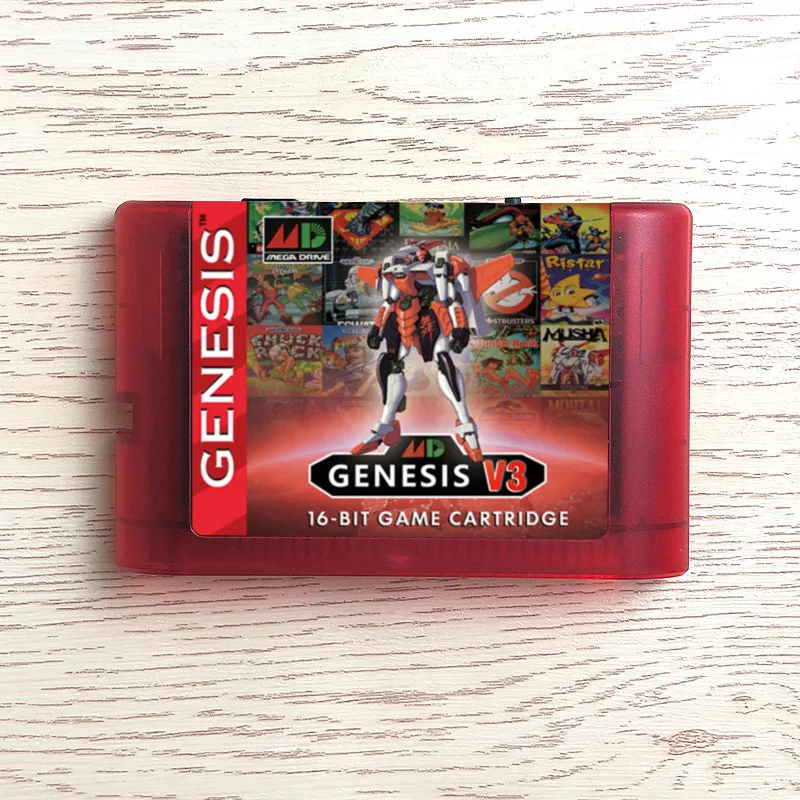 Tillbehör Super EDMDS V3 Pro uppdaterad 1200 i 1 Game Cartridge för USA / Japan / European Sega Genesis Mega Drive Megadrive Game Console
