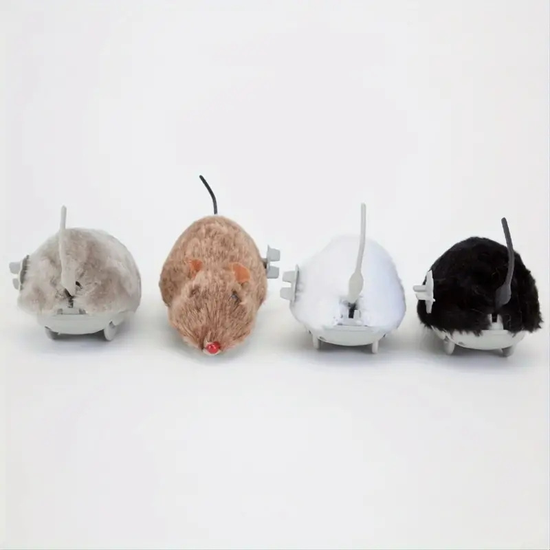 w jednym paczce Wyprowadź pluszową zabawkę myszy dla kotów wewnętrznych, interaktywnych zabawek dla kotów, zwiastuna dla kota Zabawek Różne odmiany T005SF