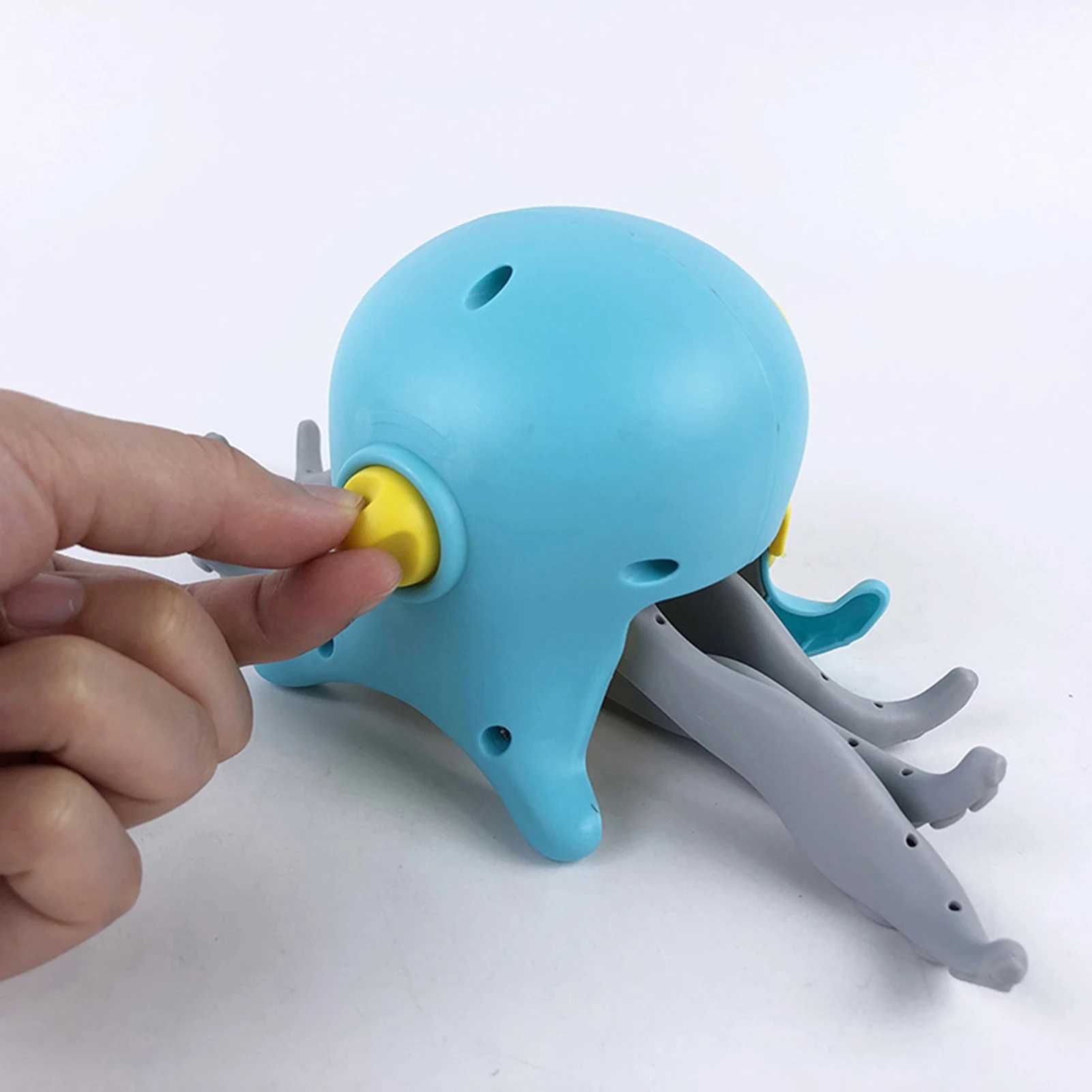 Toys de bain Baby Bath Toys Octopus Toy Wind-Up Bathtub bébé Bath Toys Piscine Water Toys for Infant Toddlers Kids Boys Filles 240413