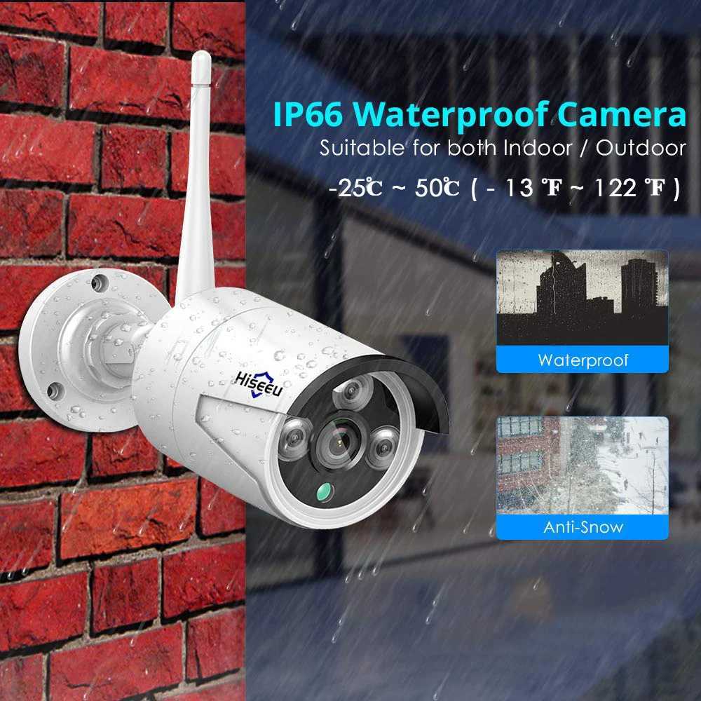 IP CAMERA CAME CAMERIE IP WIRESS SÉCURITÉ 5MP pour le système CCTV sans fil 3MP 1080P WiFi extérieur imperméable IP View Eseecloud App 24413