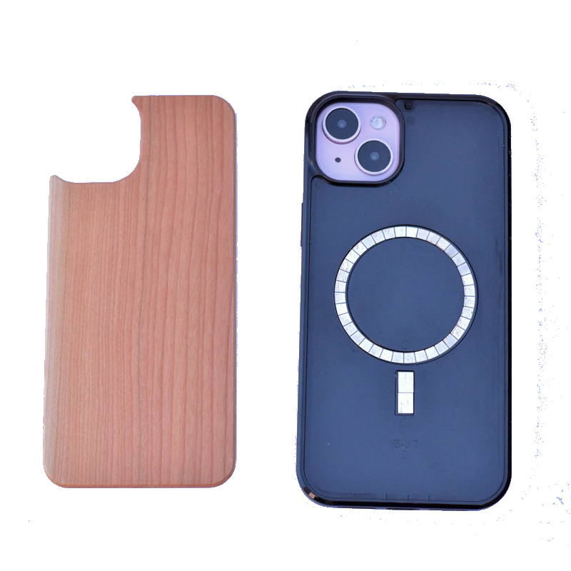 Kampanj Real Wood Bamboo Phone Case Wood Magnetic Mobile Mobiltelefon täcker stötsäkra fodral för magsafe -omslag för iPhone 11 12 mini 13 14 plus 15 pro max