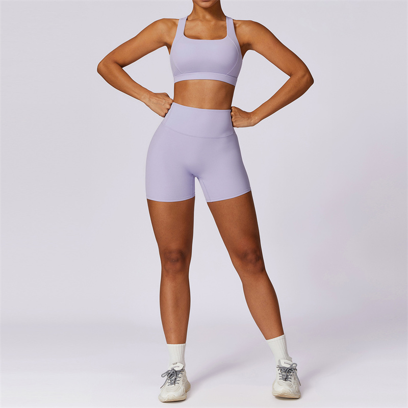 LL-8047 Womens Yoga Outfit Sets Two Pieces Shorts Vest Trousers Shorts Excerise Sport Gym Running Casual Pants Elastic High Waist Sportwear Suits