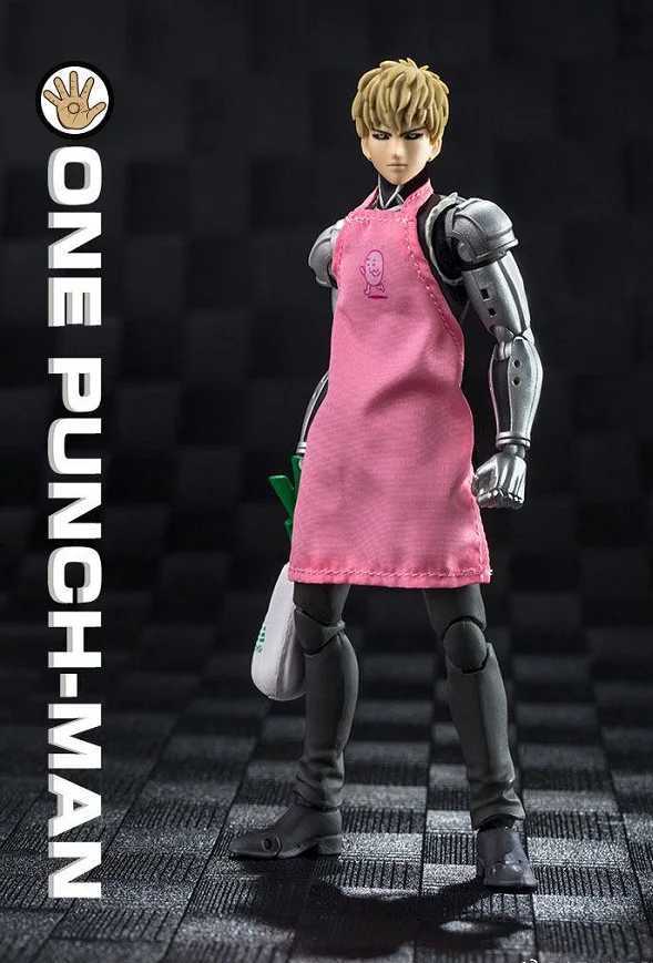 在庫のアニメマンガgreattoys gt one punch man figures saitama genos garou shf pvc action figure anime toys図240413