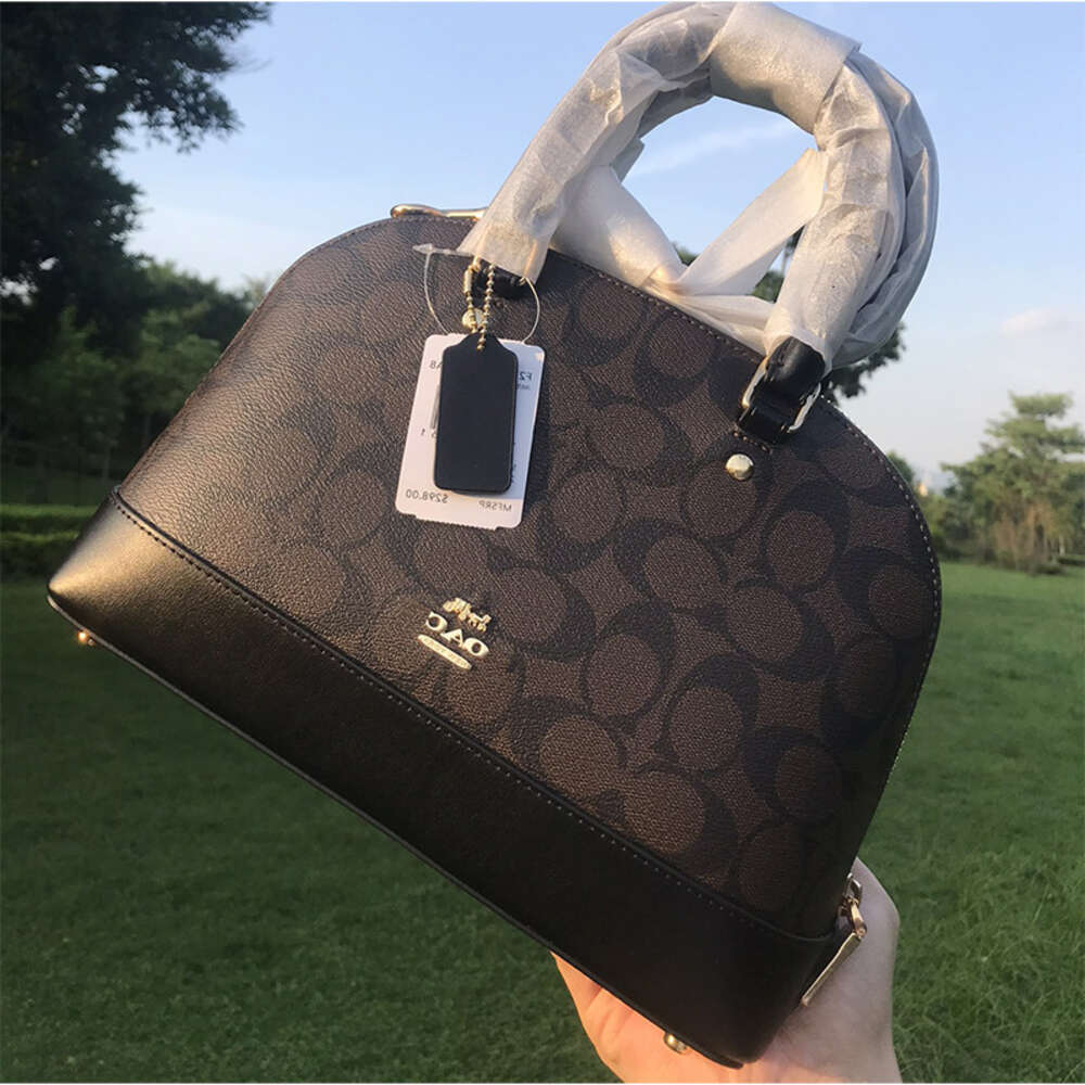 Handbag Designer 50% Discount on Hot Brand Women's Bags Bag Womens New Coated Leather Handheld Crossbody