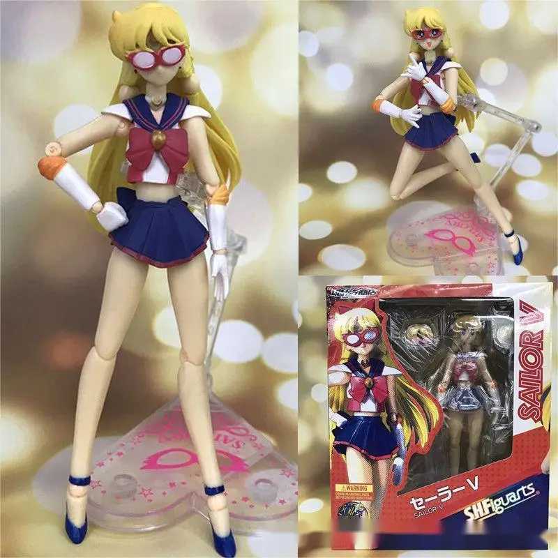 MANGA ANIME Figure d'anime Sailor Moon Tsukino USAGI Figure éternelle Tiare PVC Ornements de collecte de poupées