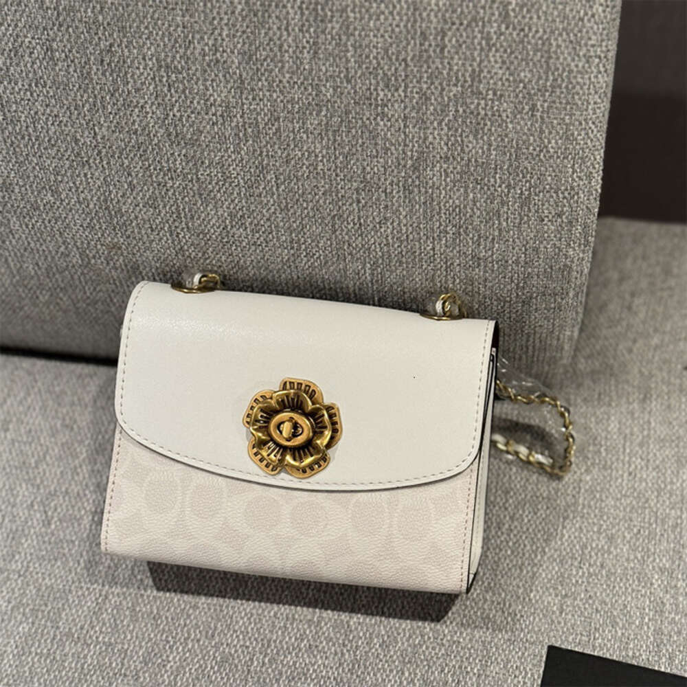 Markenhand -Handtasche Designer verkauft Frauenbeutel bei 65% Rabatt Neues beschichtetes Pudding Mini Camellia Chain Bag Parker Small für Frauen