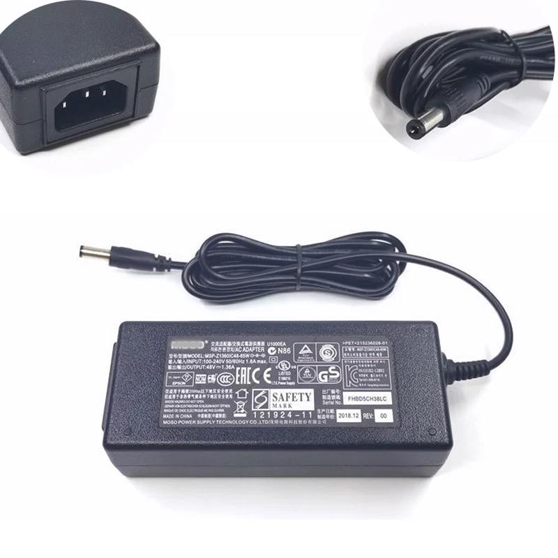 Adapter 48 V 1.36A 65W NW -Adapter für Hik Vision MSPZ1360IC Video Recorder Netzteil