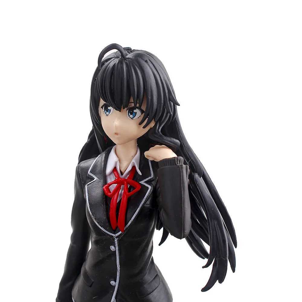 Manga 20cm Anime Japan anime Yukino wear school uniform Standing posture figure PVC model Collection Toys 240414