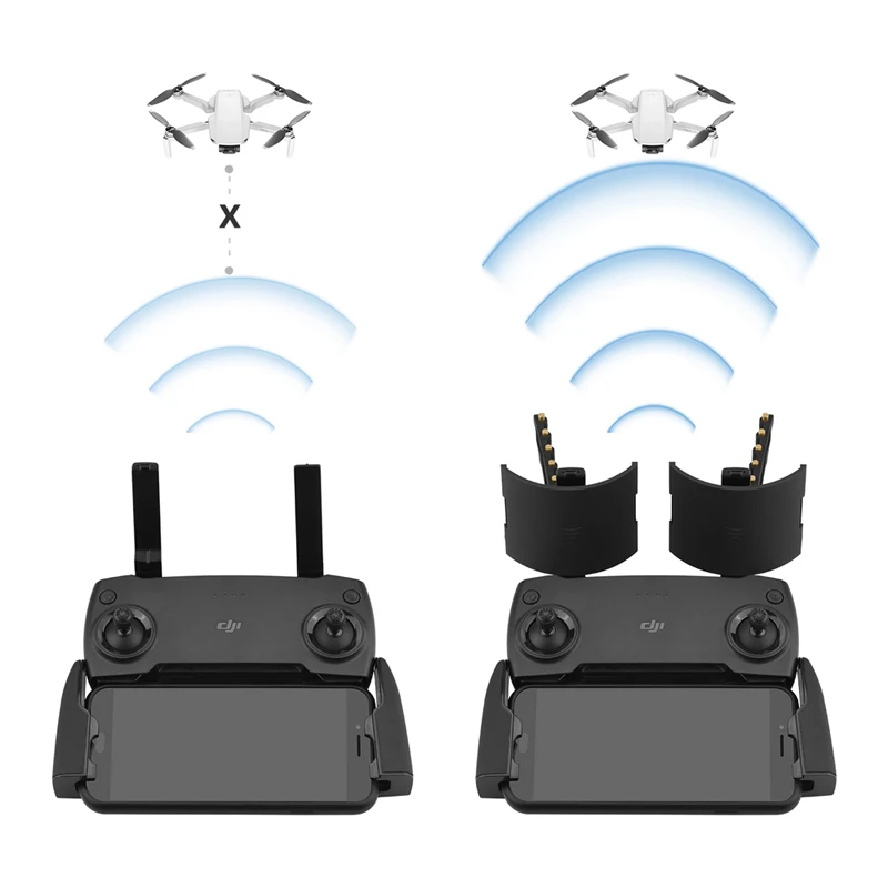 Drönare Drone Controller Yagi Antenna Signal Booster Range Extender för DJI Mavic Air / Mavic 2 / Mavic Mini SE / Mavic Pro