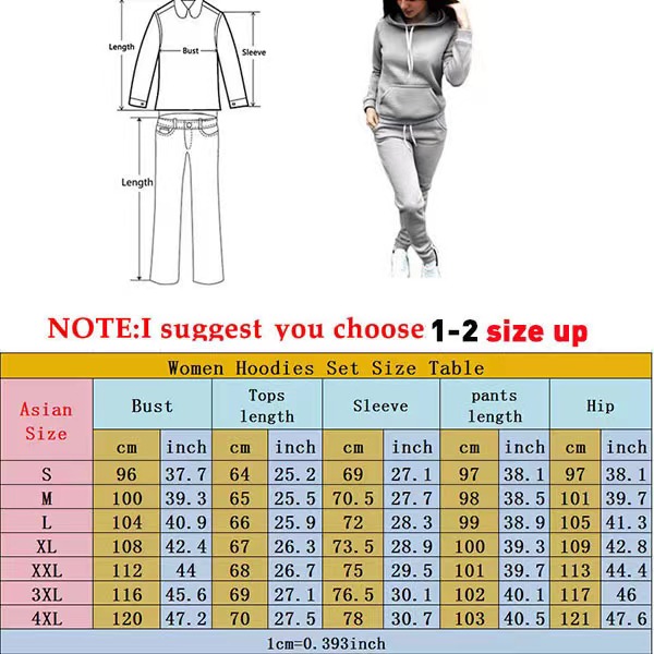 Hoodie women's suit foreign trade Europe and the United States spring and autumn new women's fashion love print sports lady hoodie suit