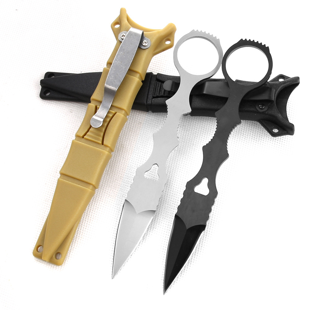 Faca de lâmina fixa de alta qualidade EDC Tactical Self Defesa ao ar livre Facia de caça ao ar livre Ferramentas DIY 6 estilo disponível