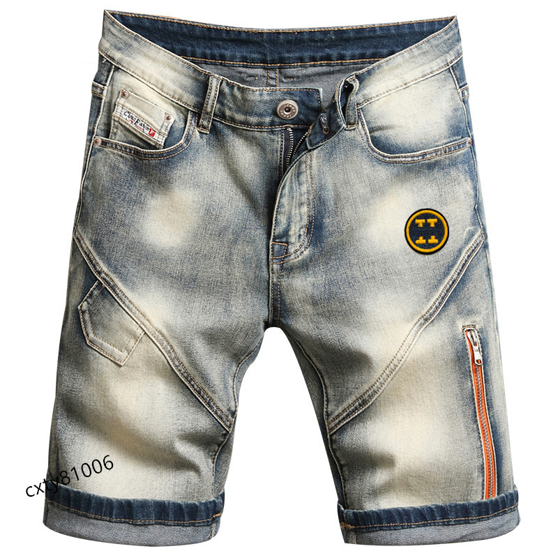 Top shorts pour hommes, jeans, jean skinny déchiré design, shorts décontractés, jeans d'été disponibles en tailles 28-38 Asie
